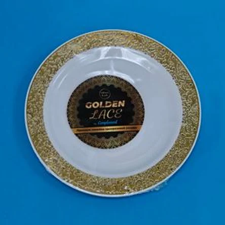 Тарелка бел. Golden Lace 190мм. 6шт.